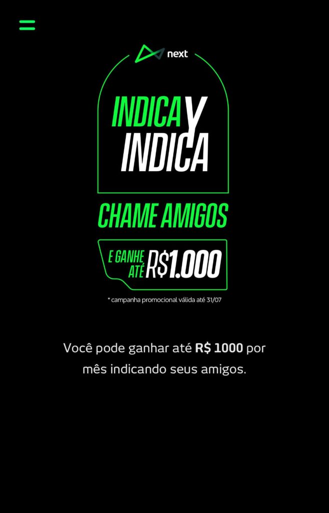 Como ganhar dinheiro no Banco Next