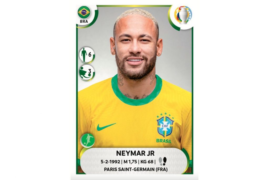 figurinha do neymar kwai