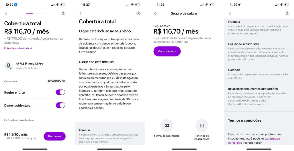 Seguro Celular Nubank