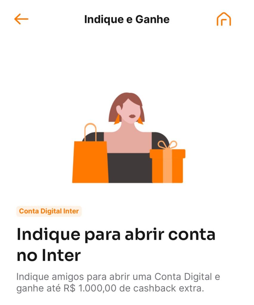 banco inter indicaçao