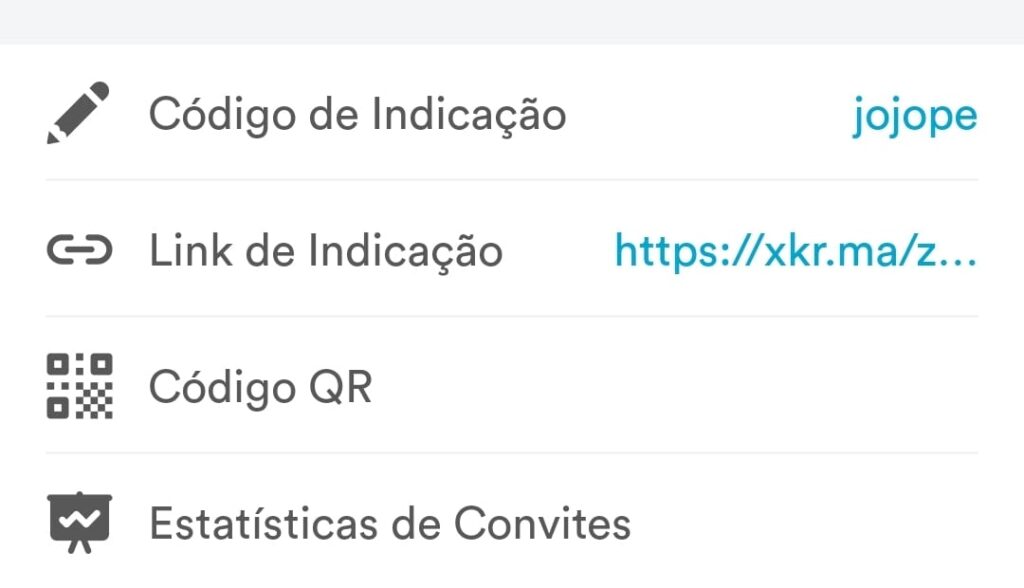 Codigo de indicação AppKarma