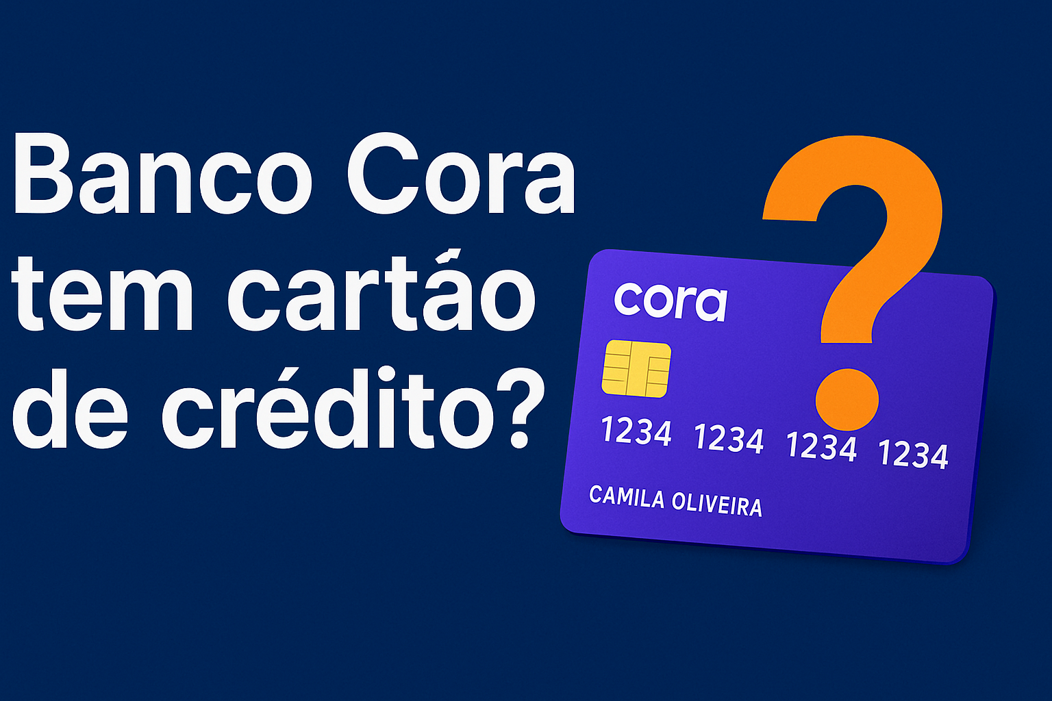 banco cora cartão de credito